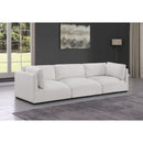  Manufacturer Color_Cream -- Ease 114" Cream Fabric Upholstered 3 pc Modular Sofa IMAGE 2