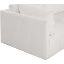  Manufacturer Color_Cream -- Ease 114" Cream Fabric Upholstered 3 pc Modular Sofa IMAGE 6