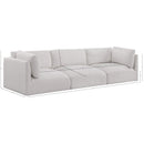  Manufacturer Color_Cream -- Ease 114" Cream Fabric Upholstered 3 pc Modular Sofa IMAGE 8