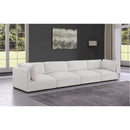  Manufacturer Color_Cream -- Ease 152" Cream Fabric Upholstered 4 pc Modular Sofa IMAGE 2