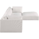  Manufacturer Color_Cream -- Ease 114" Cream Fabric Upholstered 4 pc Modular Sectional IMAGE 10