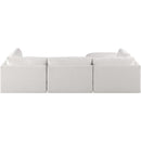  Manufacturer Color_Cream -- Ease 114" Cream Fabric Upholstered 4 pc Modular Sectional IMAGE 6