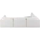  Manufacturer Color_Cream -- Ease 114" Cream Fabric Upholstered 4 pc Modular Sectional IMAGE 6