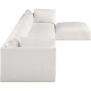  Manufacturer Color_Cream -- Ease 152" Cream Fabric Upholstered 5 pc Modular Sectional IMAGE 10