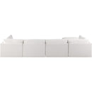 Manufacturer Color_Cream -- Ease 152" Cream Fabric Upholstered 5 pc Modular Sectional IMAGE 6