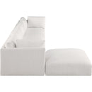  Manufacturer Color_Cream -- Ease 152" Cream Fabric Upholstered 5 pc Modular Sectional IMAGE 9