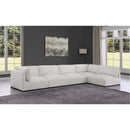  Manufacturer Color_Cream -- Ease 152" Cream Fabric Upholstered 5 pc Modular Sectional IMAGE 3