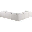  Manufacturer Color_Cream -- Ease 114" Cream Fabric Upholstered 5 pc Modular Sectional IMAGE 3