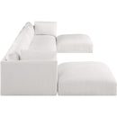  Manufacturer Color_Cream -- Ease 152" Cream Fabric Upholstered 6 pc Modular Sectional IMAGE 5