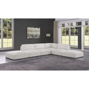  Manufacturer Color_Cream -- Ease 152" Cream Fabric Upholstered 6 pc Modular Sectional IMAGE 2