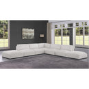  Manufacturer Color_Cream -- Ease 152" Cream Fabric Upholstered 7 pc Modular Sectional IMAGE 2