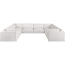  Manufacturer Color_Cream -- Ease 152" Cream Fabric Upholstered 8 pc Modular Sectional IMAGE 4