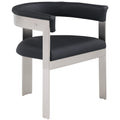  Color_Black/ Chrome -- Meridian Romeo Dining Chair IMAGE 1