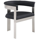  Color_Black/ Chrome -- Meridian Romeo Dining Chair IMAGE 1