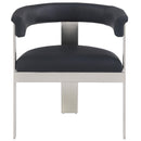  Color_Black/ Chrome -- Meridian Romeo Dining Chair IMAGE 4