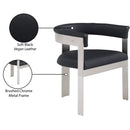  Color_Black/ Chrome -- Meridian Romeo Dining Chair IMAGE 9