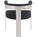  Color_Black/ Chrome -- Meridian Romeo Dining Chair IMAGE 3