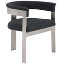 Color_Black/ Chrome -- Meridian Romeo Dining Chair IMAGE 4