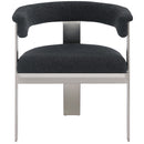  Color_Black/ Chrome -- Meridian Romeo Dining Chair IMAGE 5