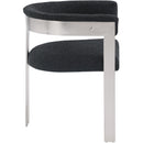  Color_Black/ Chrome -- Meridian Romeo Dining Chair IMAGE 6