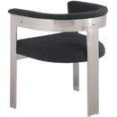 Color_Black/ Chrome -- Meridian Romeo Dining Chair IMAGE 7