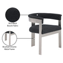  Color_Black/ Chrome -- Meridian Romeo Dining Chair IMAGE 9