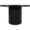 Meridian Belinda Black Oak Veneer Dining Table IMAGE 3