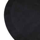  Color_Black -- Meridian Round Belinda Dining Table with Pedestal Base IMAGE 5