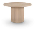  Color_Natural -- Belinda 48" Natural Solid Wood and Oak Veneer Dining Table IMAGE 1