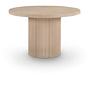 Meridian Belinda Natural Oak Veneer Dining Table IMAGE 1