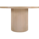  Color_Natural -- Belinda 48" Natural Solid Wood and Oak Veneer Dining Table IMAGE 3