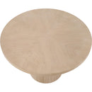  Color_Natural -- Belinda 48" Natural Solid Wood and Oak Veneer Dining Table IMAGE 4