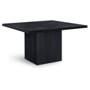 Meridian Belinda Black Oak Veneer Dining Table IMAGE 1