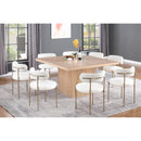  Color_Natural -- Belinda 54" Natural Solid Wood and Oak Veneer Dining Table IMAGE 2