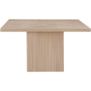 Meridian Belinda Natural Oak Veneer Dining Table IMAGE 3