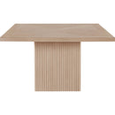  Color_Natural -- Belinda 54" Natural Solid Wood and Oak Veneer Dining Table IMAGE 4