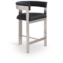  Color_Black/ Chrome -- Meridian Romeo Counter Height Stool IMAGE 1