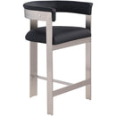  Color_Black/ Chrome -- Meridian Romeo Counter Height Stool IMAGE 3