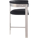  Color_Black/ Chrome -- Meridian Romeo Counter Height Stool IMAGE 4
