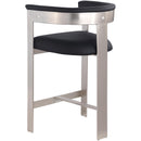  Color_Black/ Chrome -- Meridian Romeo Counter Height Stool IMAGE 5