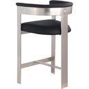  Color_Black/ Chrome -- Meridian Romeo Counter Height Stool IMAGE 6