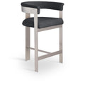  Color_Black/ Chrome -- Meridian Romeo Counter Height Stool IMAGE 1