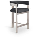  Color_Black/ Chrome -- Meridian Romeo Counter Height Stool IMAGE 1