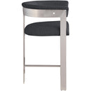  Color_Black/ Chrome -- Meridian Romeo Counter Height Stool IMAGE 4