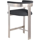  Color_Black/ Chrome -- Meridian Romeo Counter Height Stool IMAGE 6