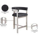  Color_Black/ Chrome -- Meridian Romeo Counter Height Stool IMAGE 8