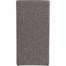  Color_Brown -- Benson Brown Linen Textured Fabric Upholstered Dining Chair IMAGE 2