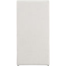 Meridian Benson Cream Linen Textured Fabric Dining Chair IMAGE 3
