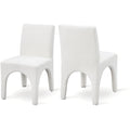  Color_Cream -- Gramercy Cream Linen Textured Fabric Upholstered Dining Chair IMAGE 1