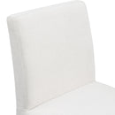 Meridian Gramercy Cream Linen Textured Fabric Dining Chair IMAGE 7